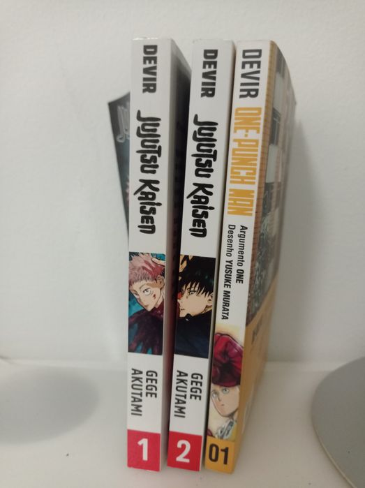 mangás jujutsu kaisen e one punch man
