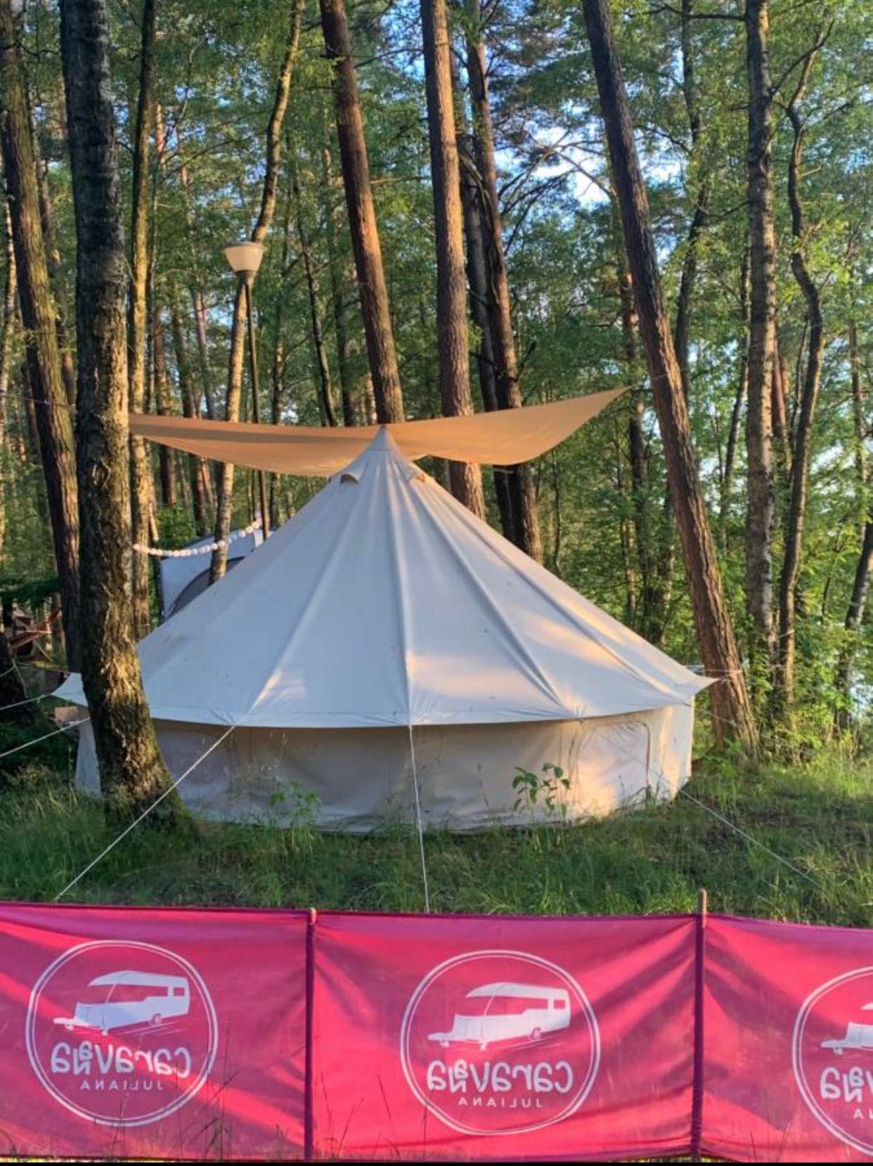 Namiot Glampingowy 5x5 , kemping, glamping, działka