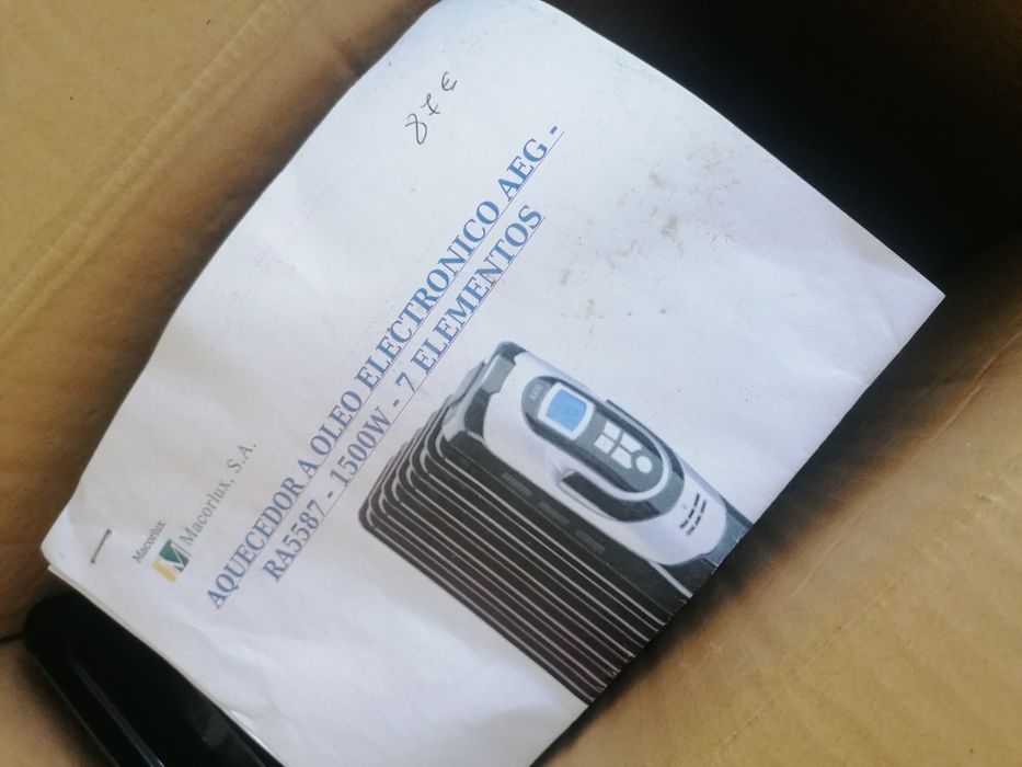 Aquecedor a óleo AEG 1500w