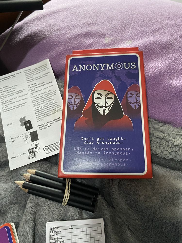 Jogo Anonymous (jogo de bolso)