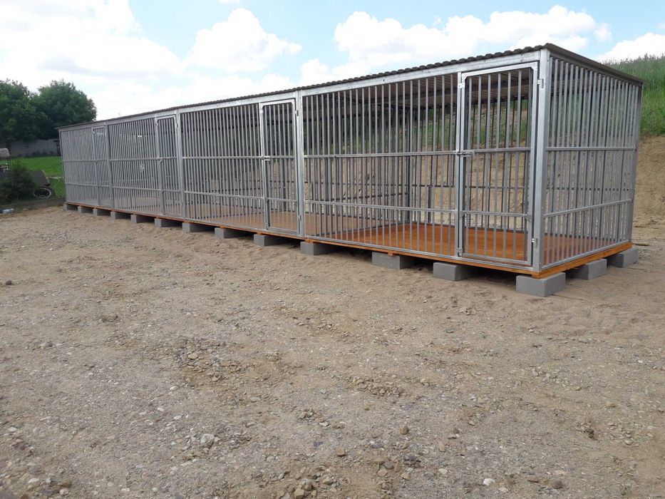 Kojec Boks Klatka dla psa 4x2, 3x2, ... Ocynkowany.  Mocny. Producent