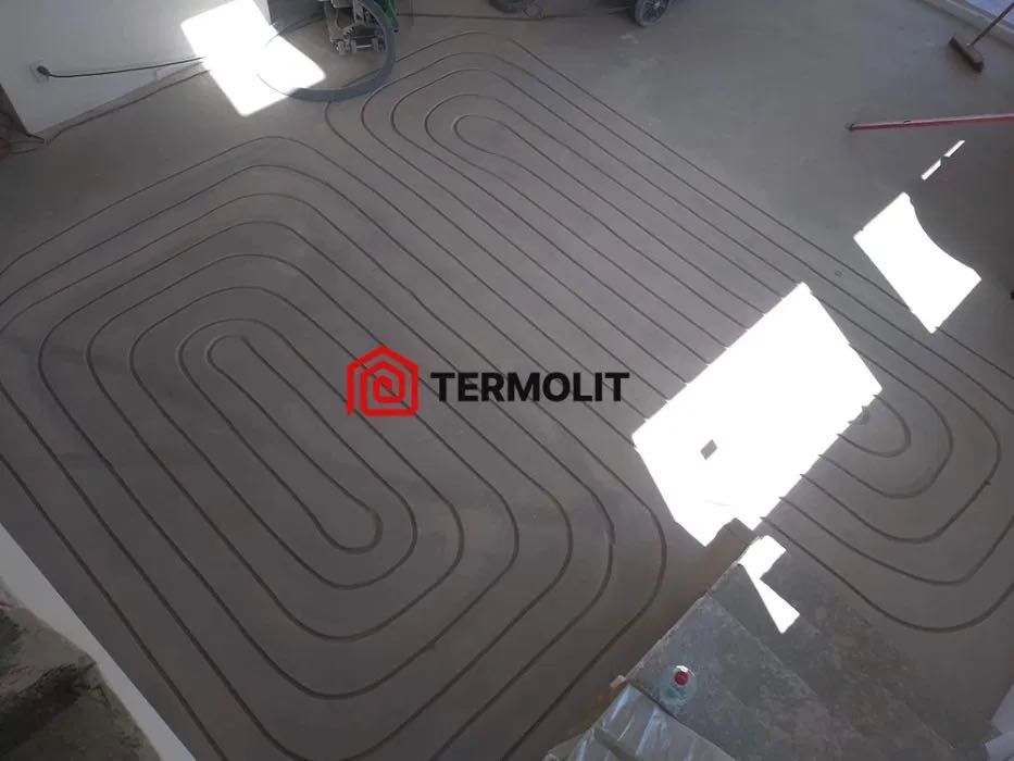 TERMOLIT Frezowanie pod ogrzewanie podłogowe frezowane - KRAKÓW