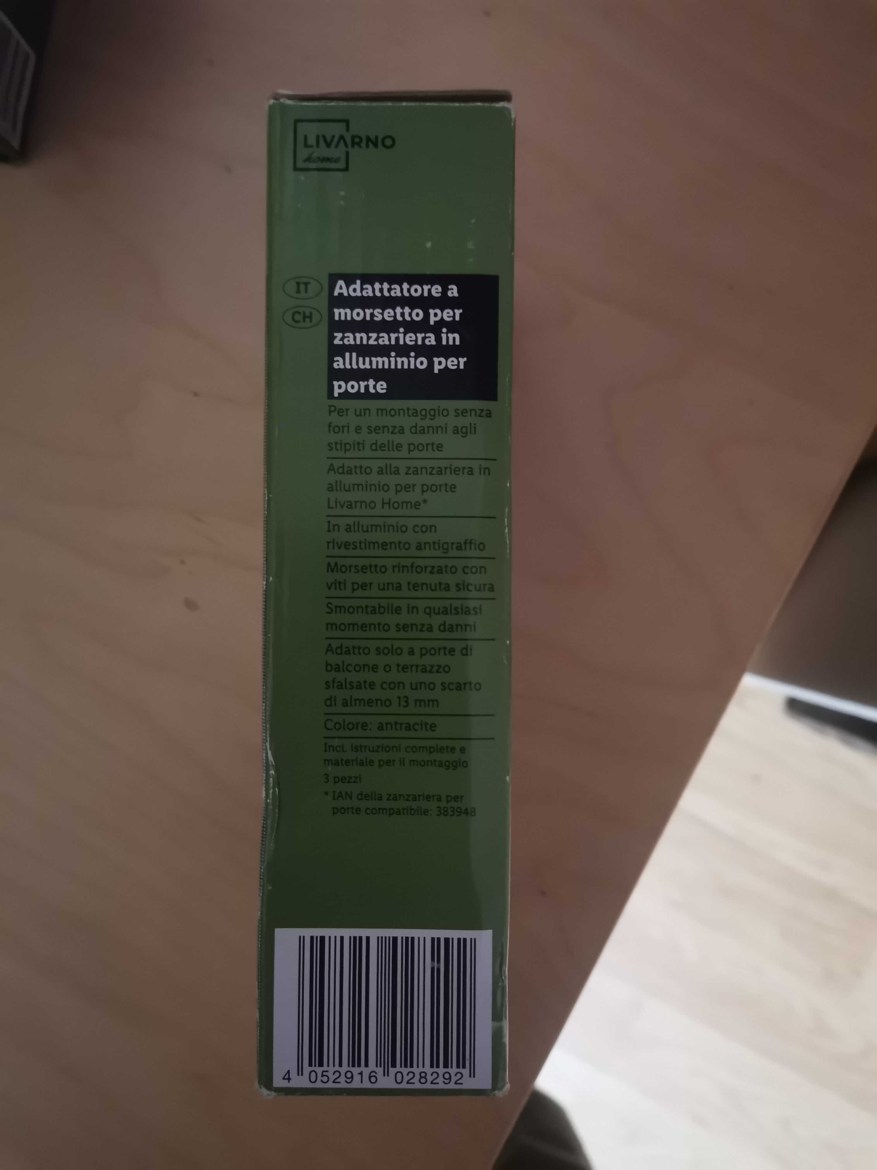 LIVARNO Zestaw złączek zaciskowych do aluminiowej moskitiery drzwiowej