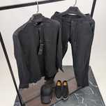 Чоловічий лляний костюм сорочка штани льон loro piana