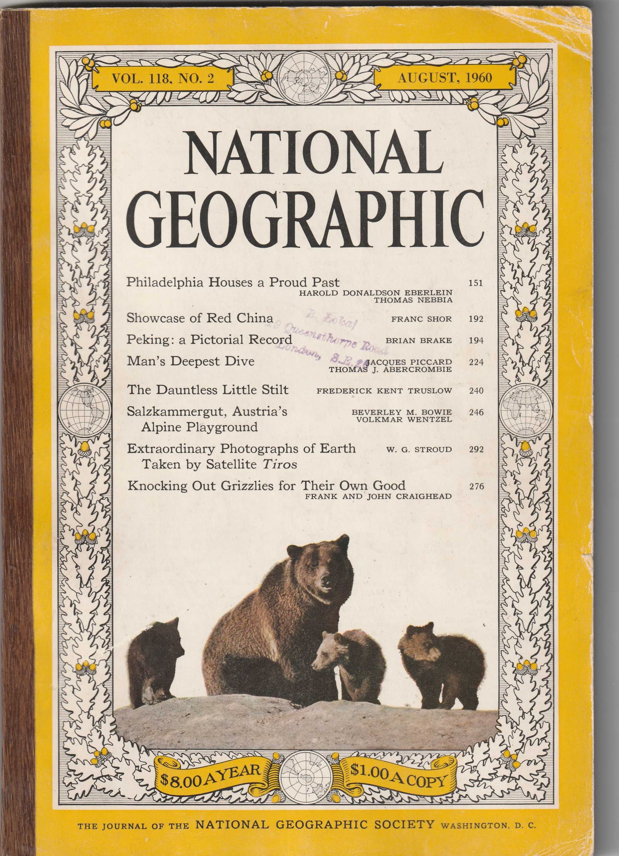 National geographic nr 2/1960 ang.