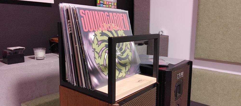 Stojak półka  na plyty winylowe winyle LP