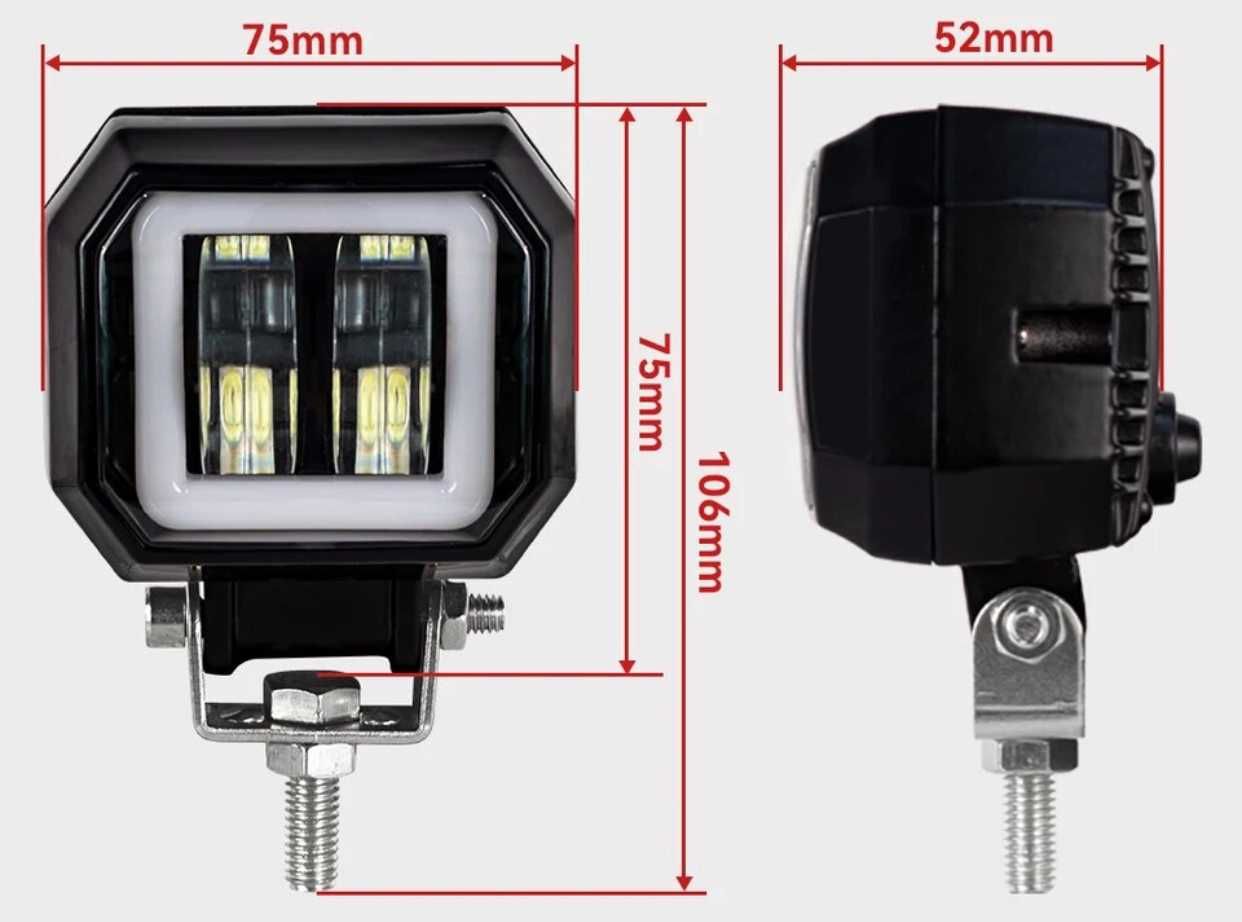 Світлодіодні LED фары Фара рабочего света+СТГ Дополнительный свет ПТФ