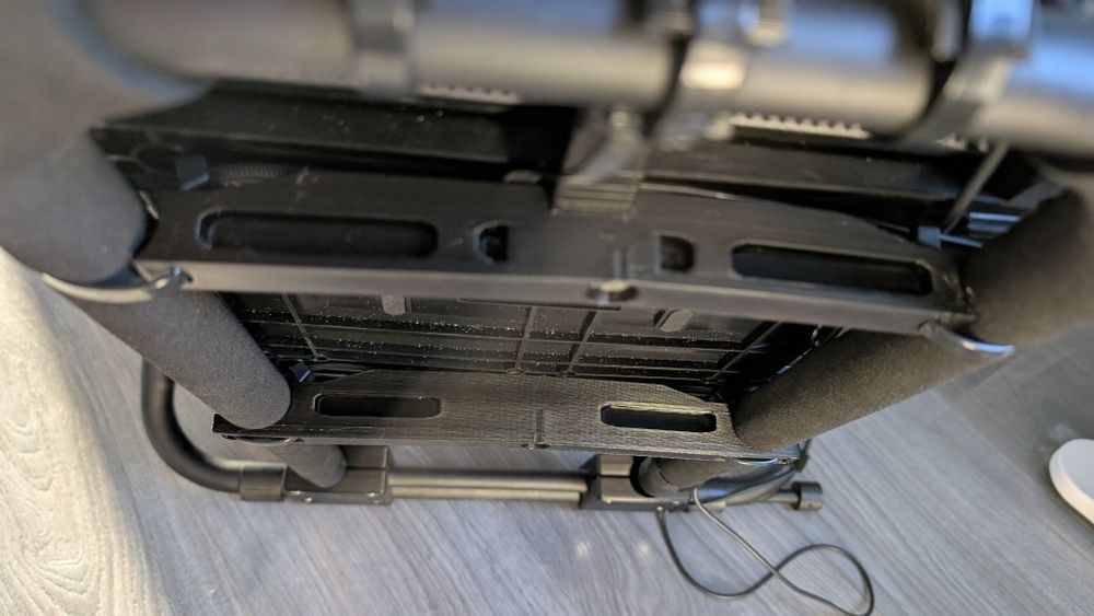 Playseat Logitech g923 G29 fixação dos pedais a estrutura