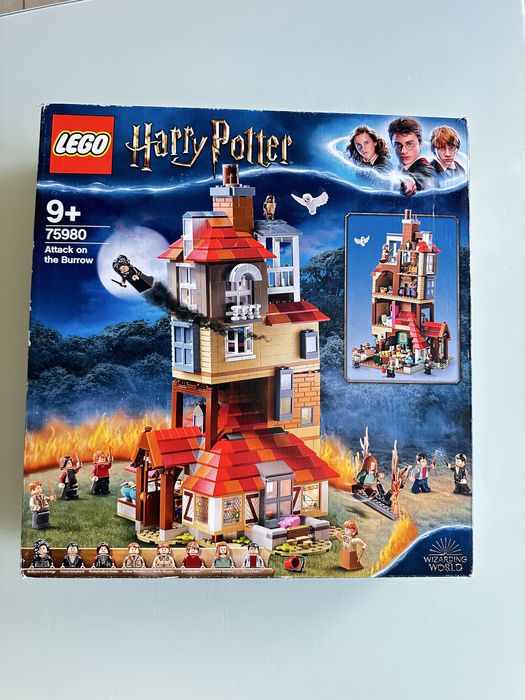 Dwa zestawy Lego 75980 Harry Potter Attack on the Burrow i 76382