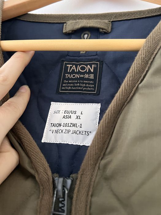 TAION КУРТКА, хакі кольору. Японська куртка чоловіча куртка, унісекс