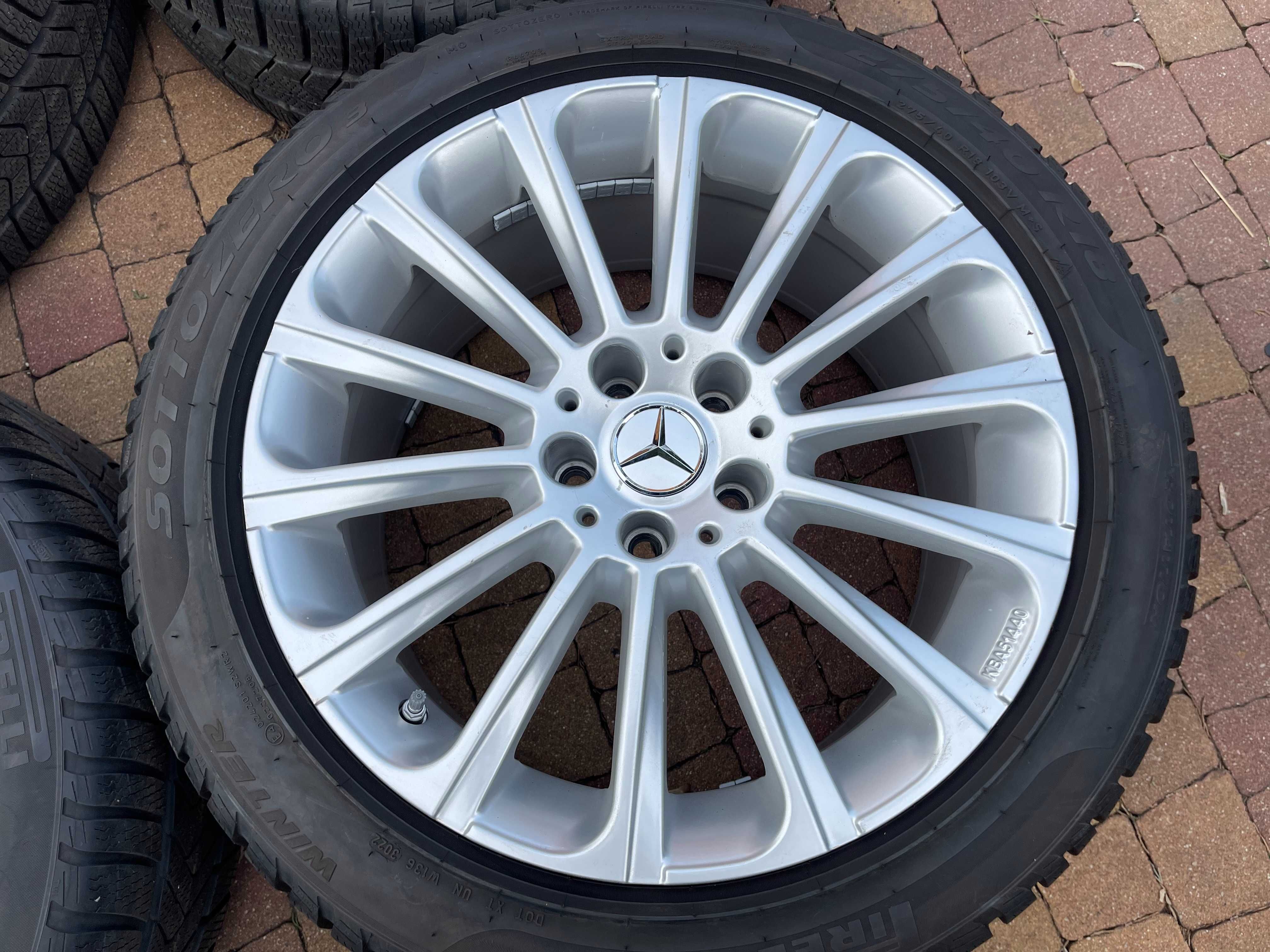 3704. Alufelgi 18" Mercedes C klasa CL W238 dwie szerokości 8/9J 5x112
