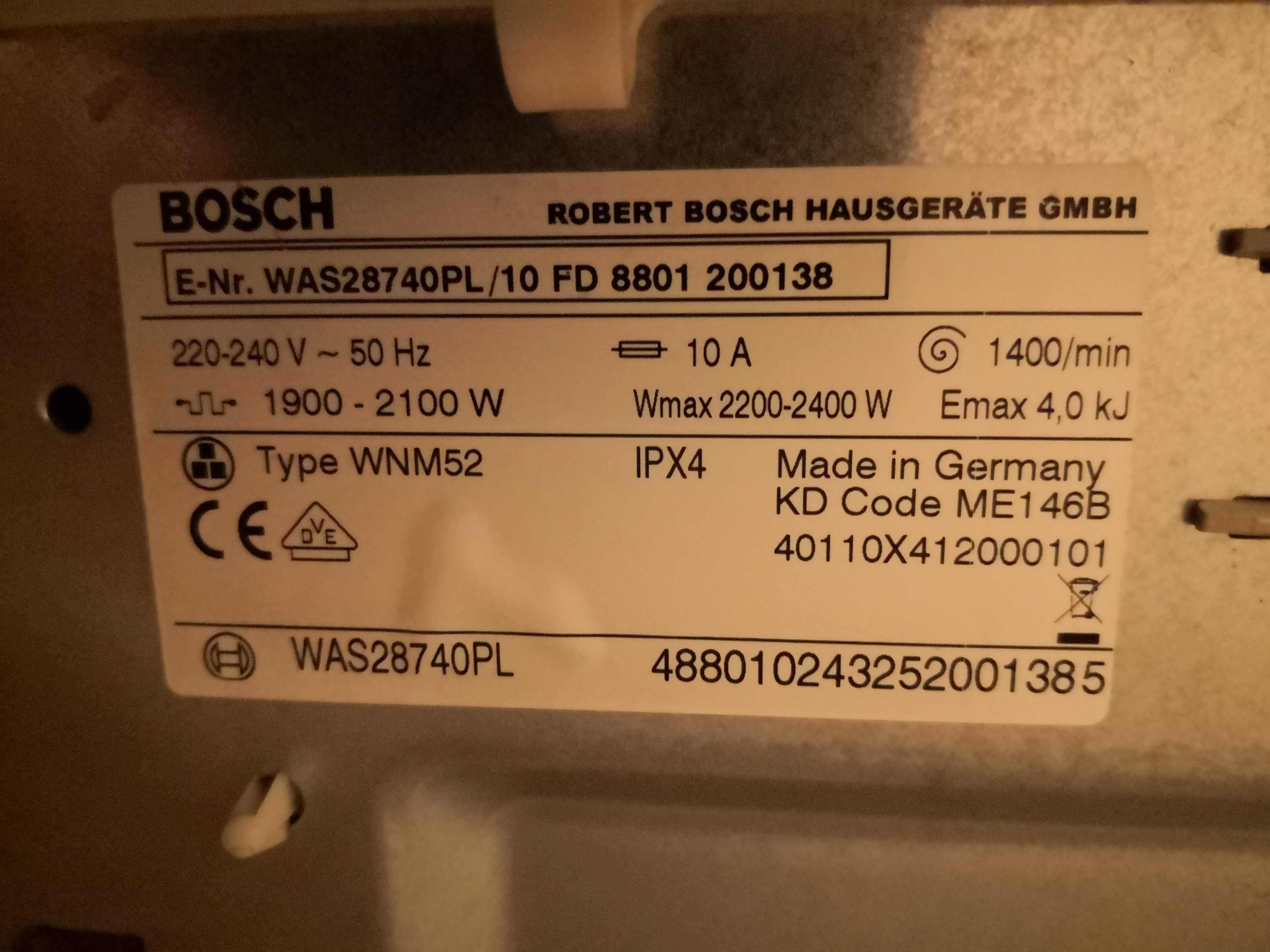 pralka bosch Logixx 8