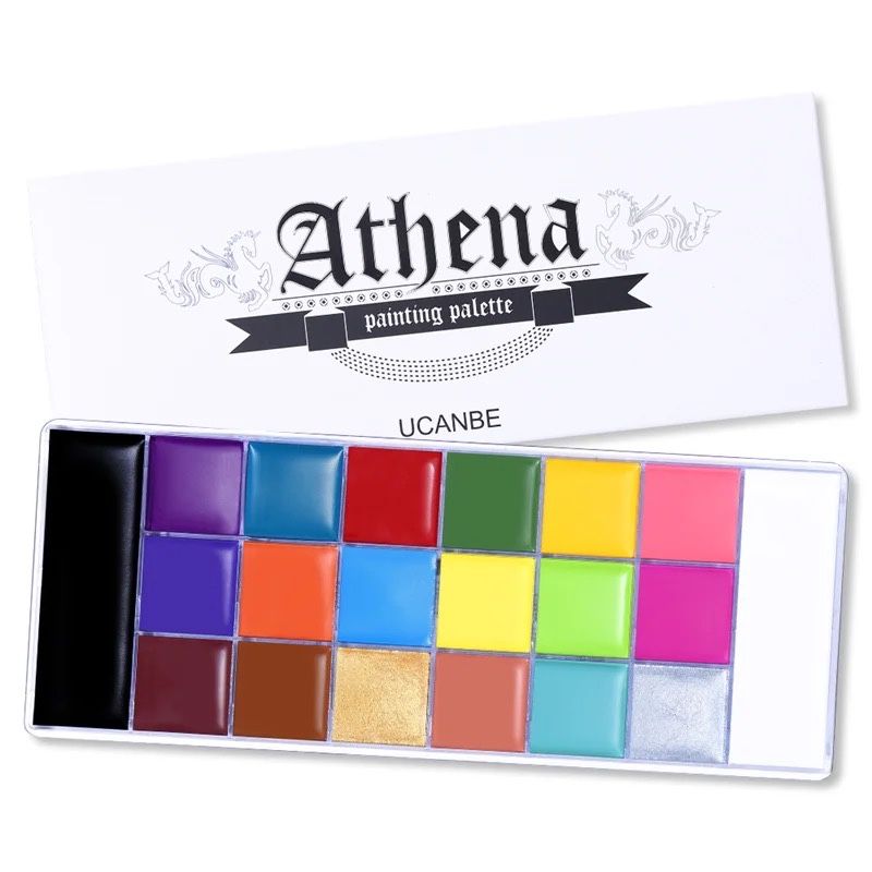 Олійна фарба бодіарт "Athena UCANBE" 20 кольорів