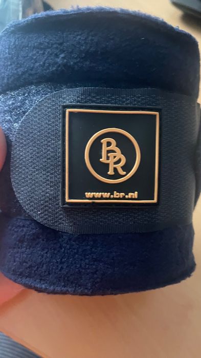 Ligaduras Equitaçao polares de trabalho BR azul marinho