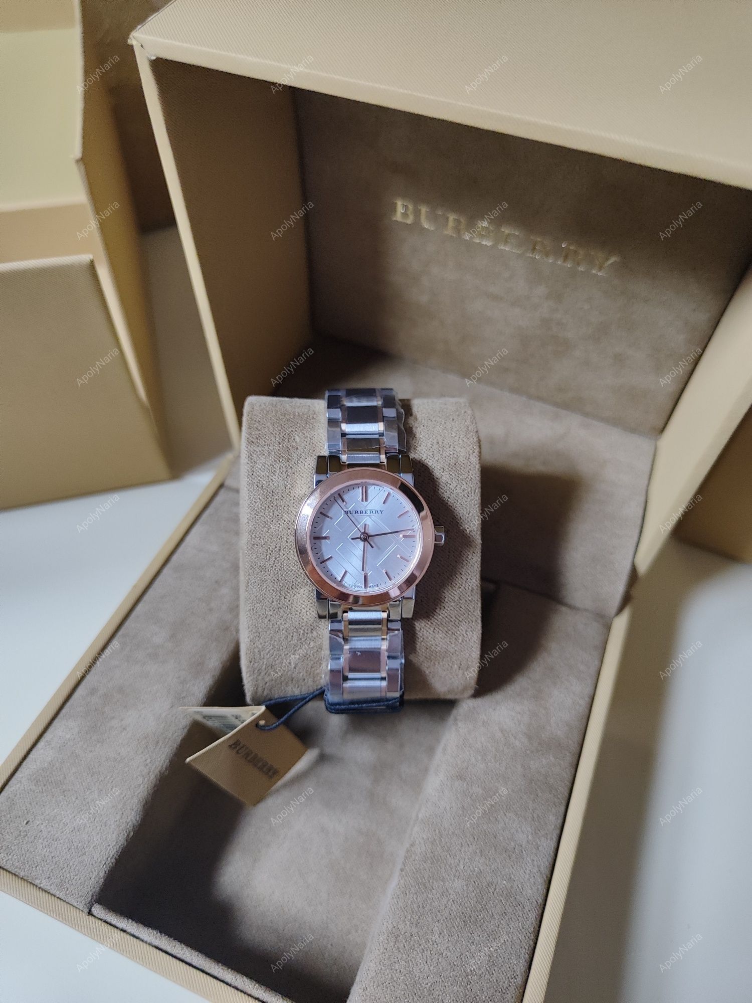Годинник Burberry bu9105 bu9205 Часы Барберри