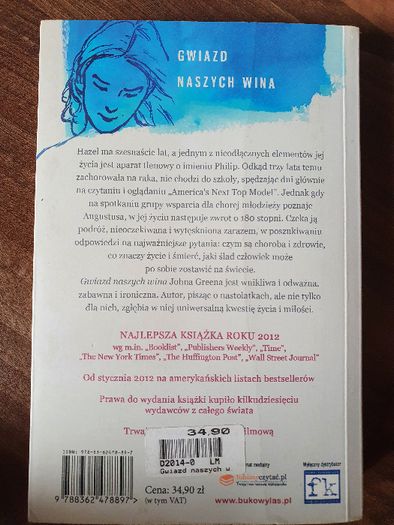 Gwiazd naszych wina - John Green