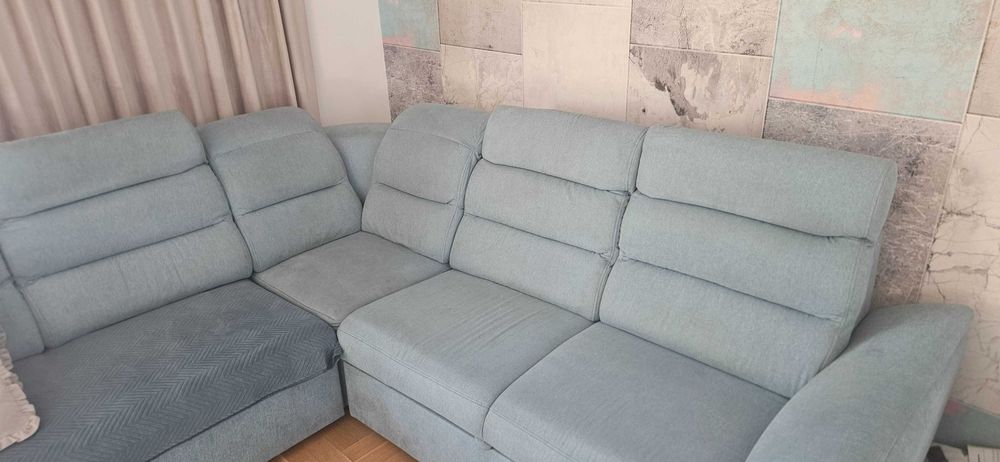 Narożnik duży z funkcją spania stolik gratis