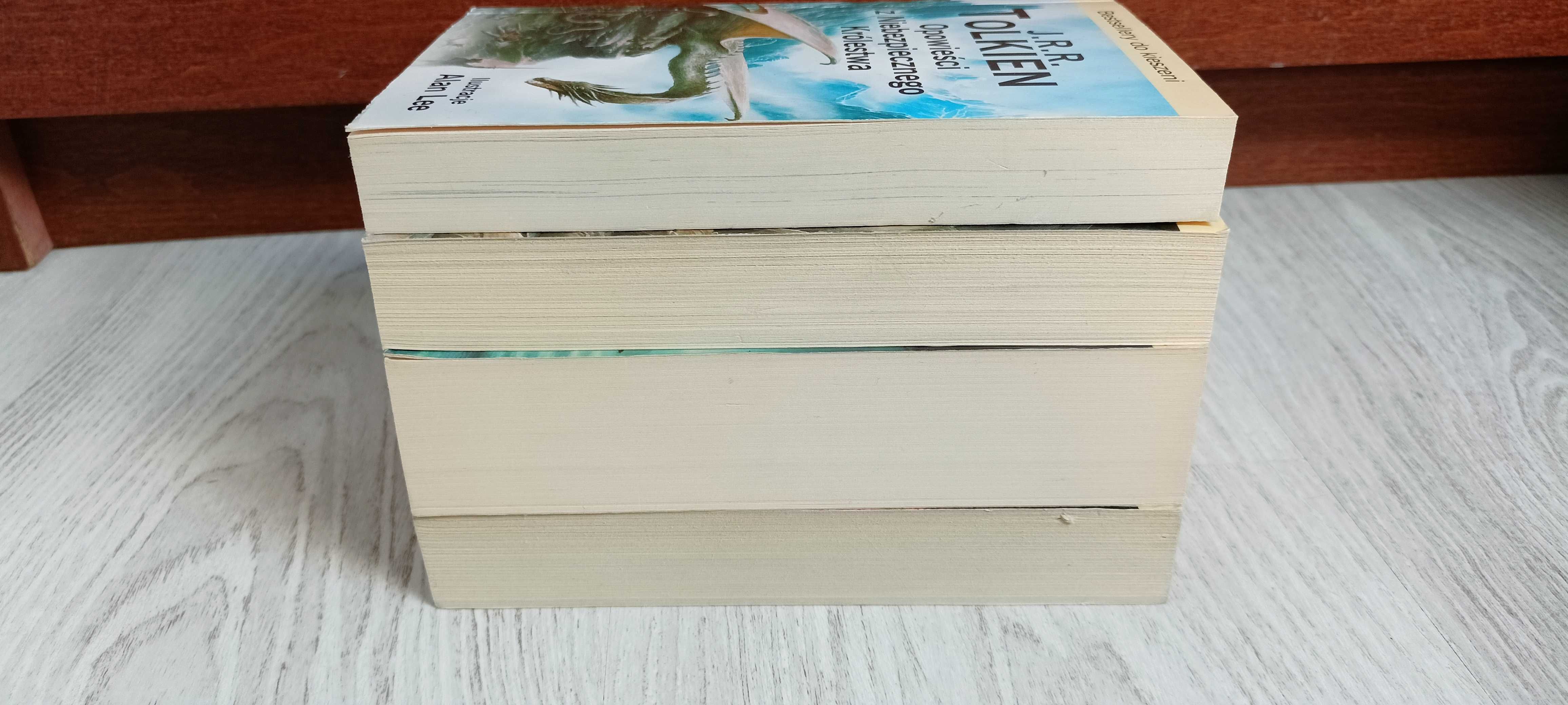 4x Tolkien Hobbit Niedokończone Opowieści z Niebezpiecznego Królestwa
