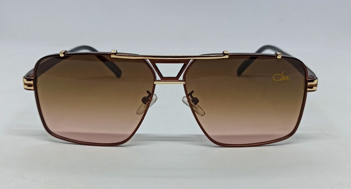 Cazal очки мужские коричнево розовый градиент в коричн золотом металле