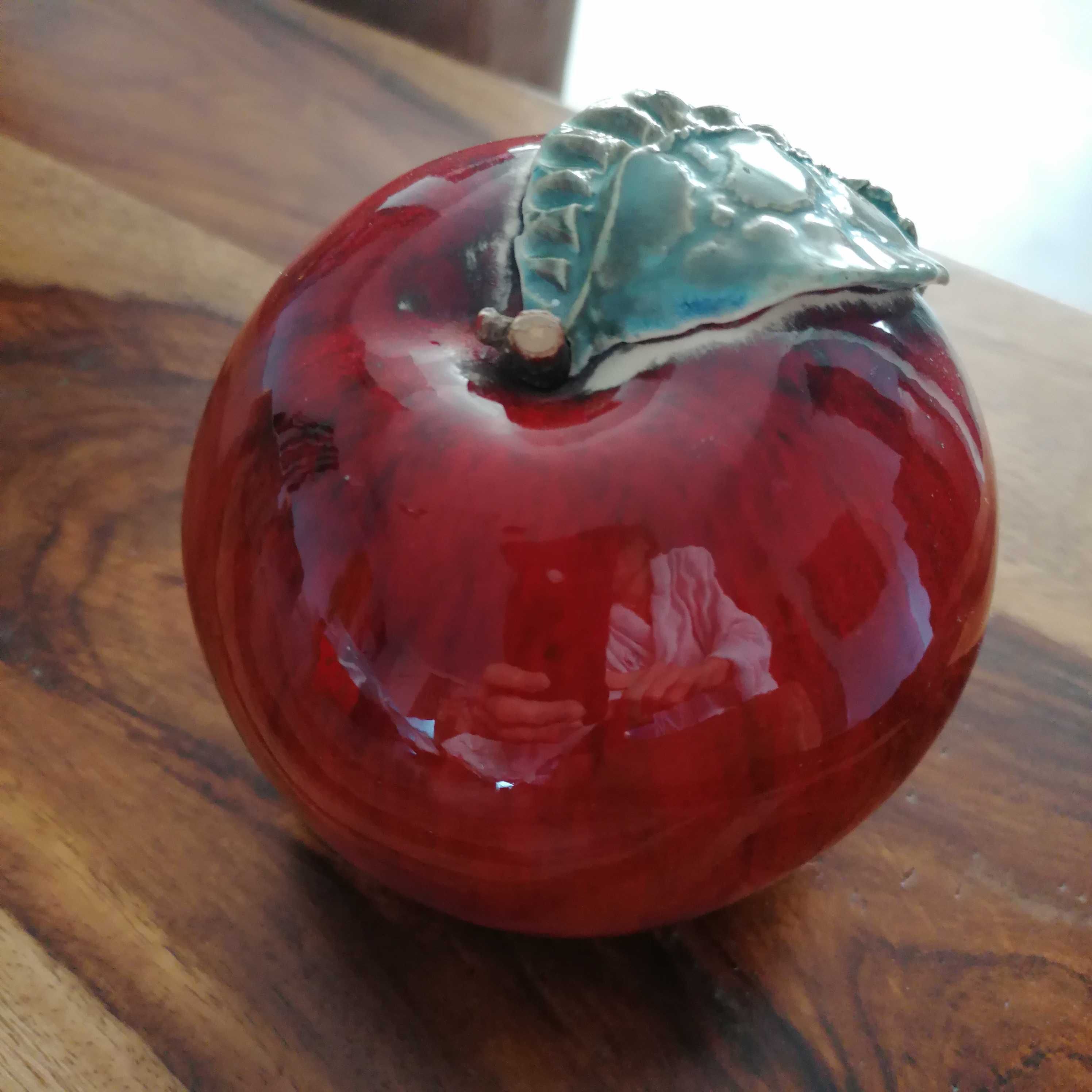 Jabłko ceramiczne ozdoba