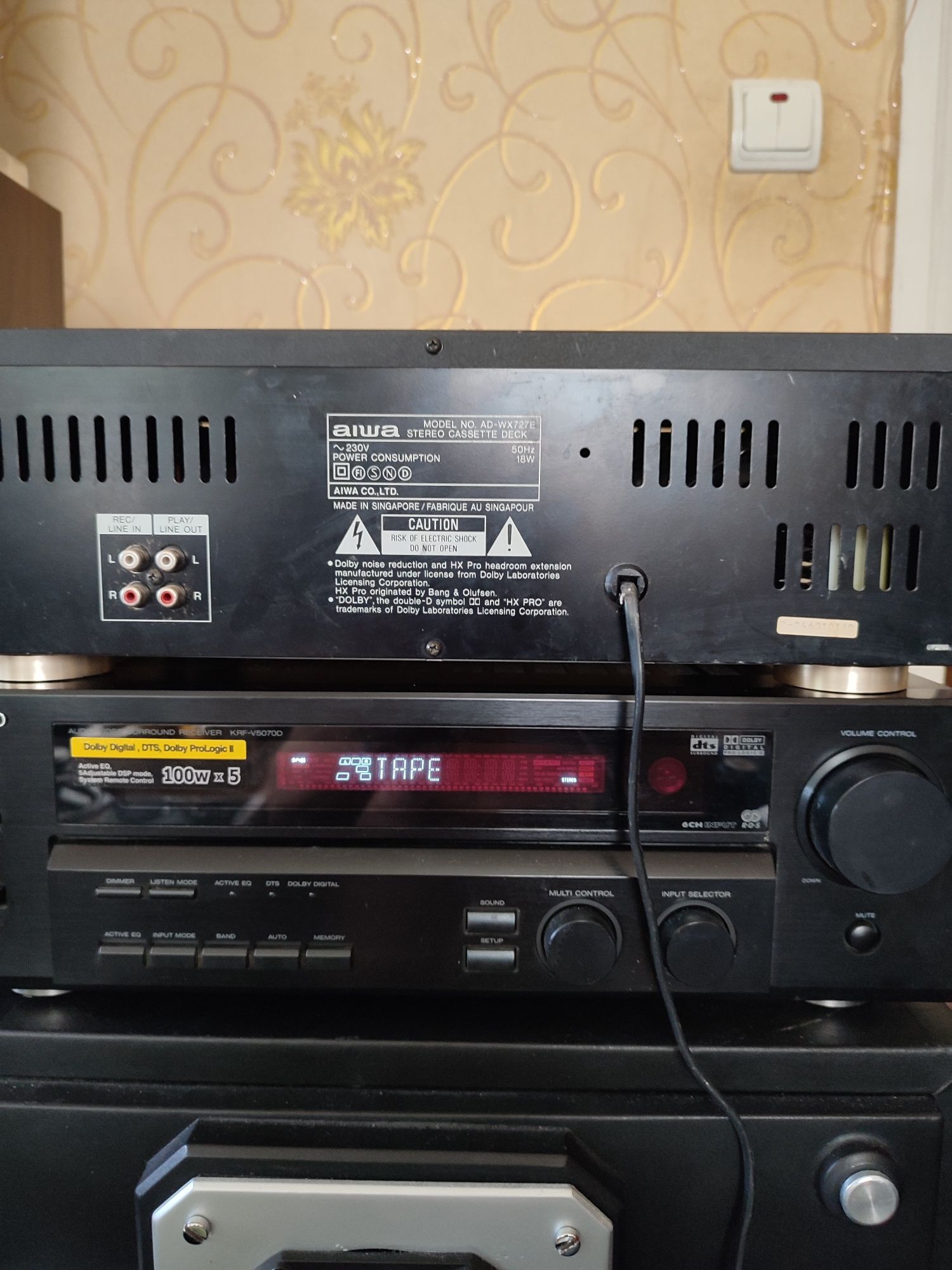 Кассетная дека айвa AD-WX727.
