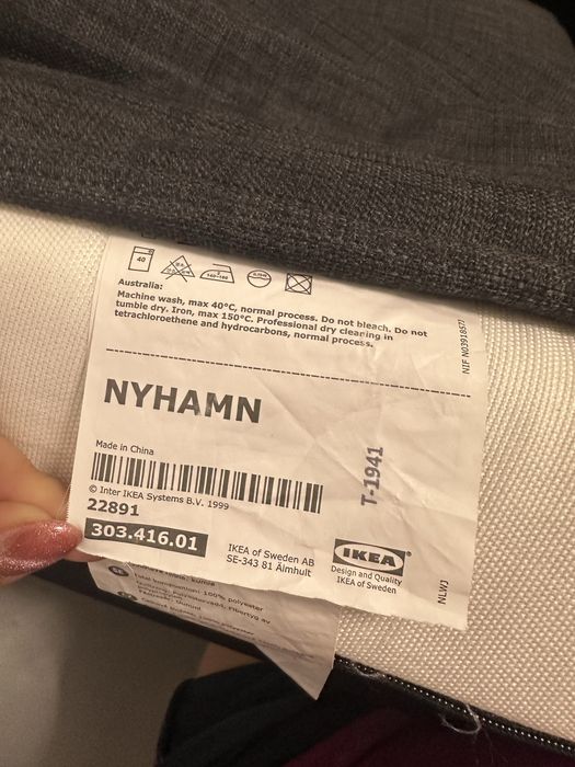 Sofa Nyhamn z Ikea