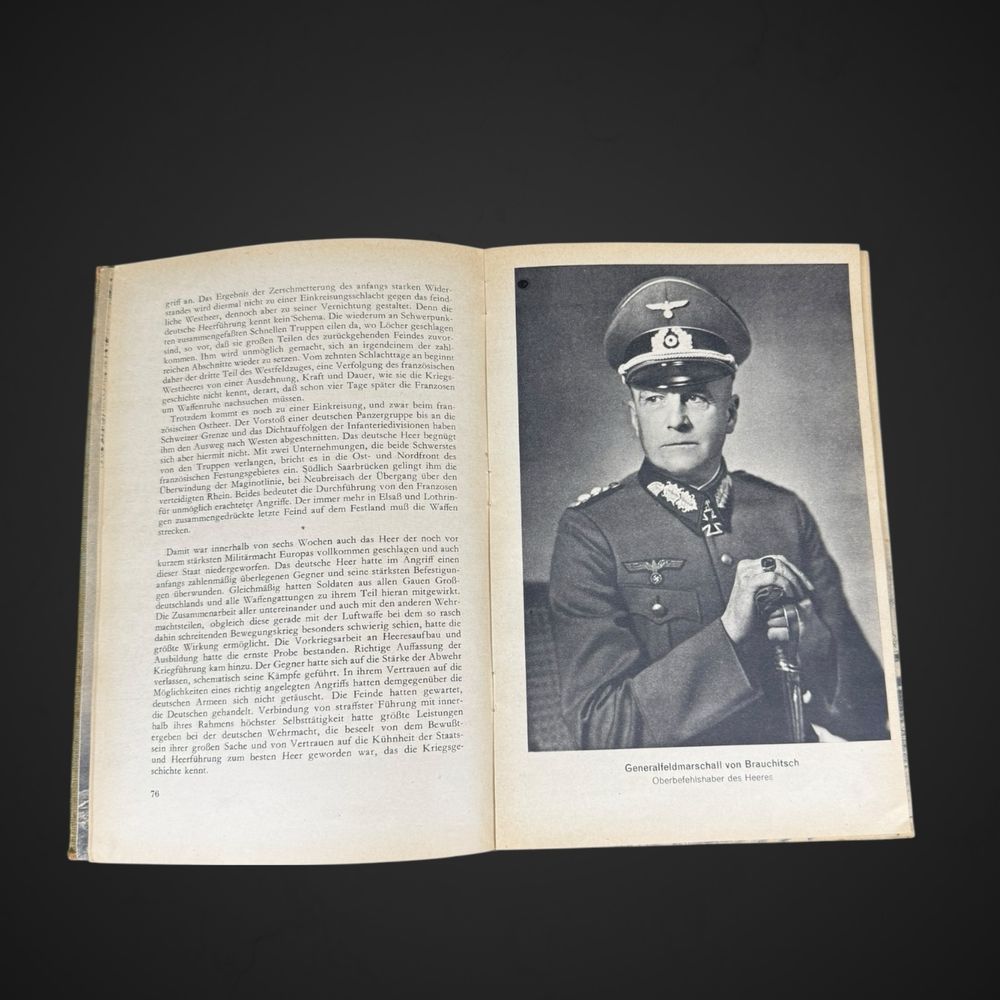 Książka propagandowa Die Wehrmacht 1940 oryginał B51/081910