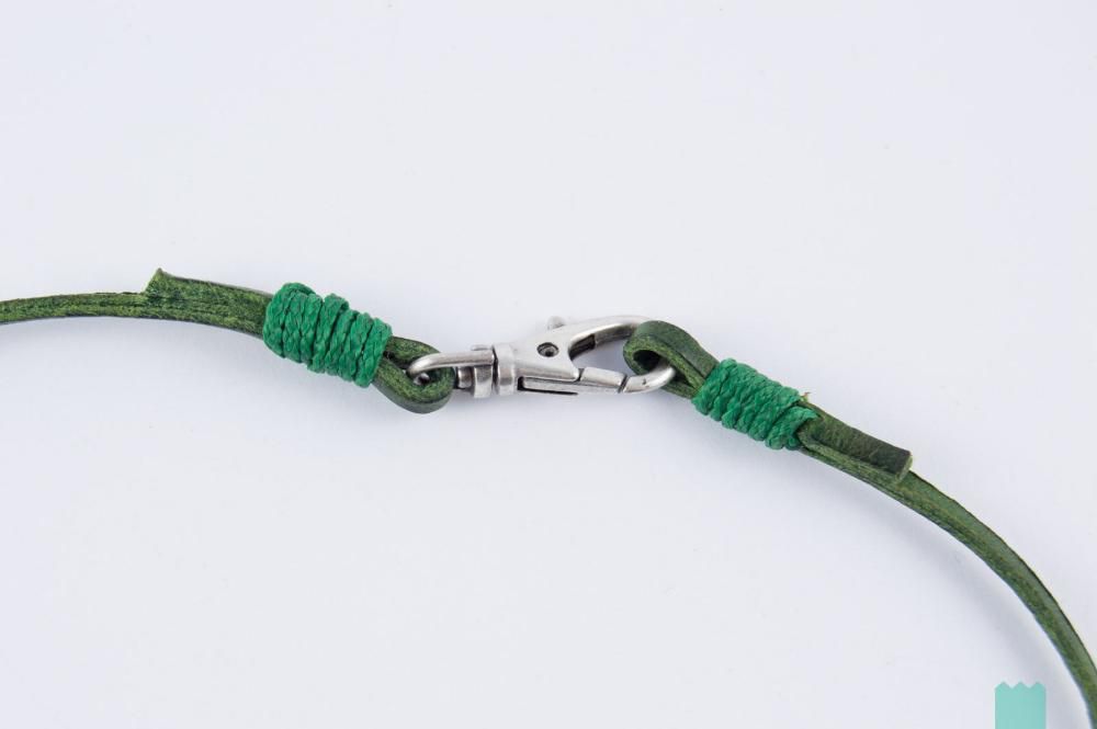 Fio colar porta-cartões pele DIESEL novo ORIGINAL