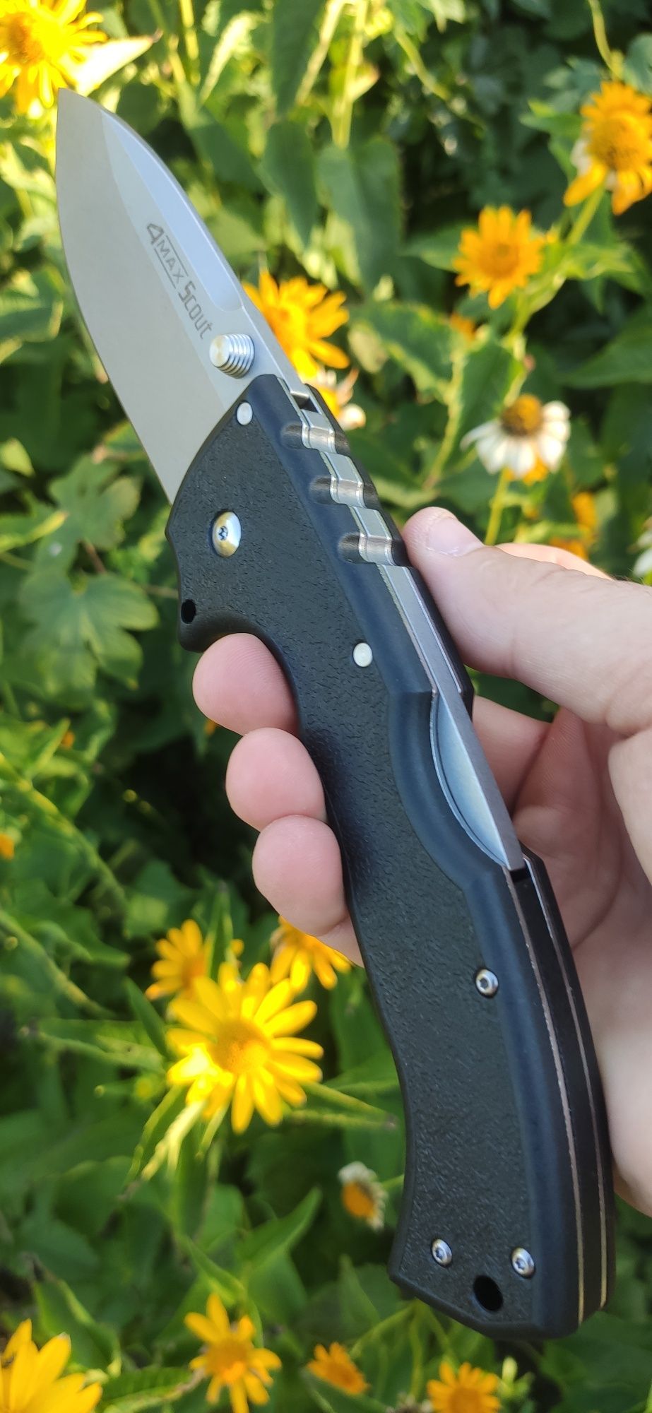 Cold Steel 4-Max Scout, карманный ломик со сталью клинка AUS-10