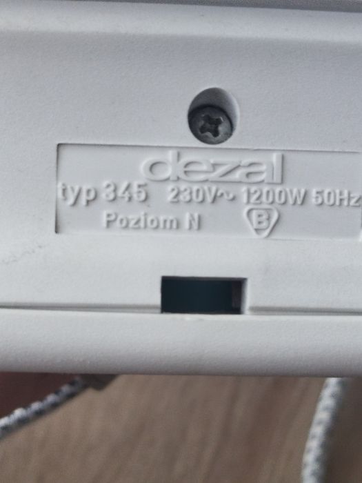Dezal Kamila kultowe żelazko parowe PRL 1200W typ 345