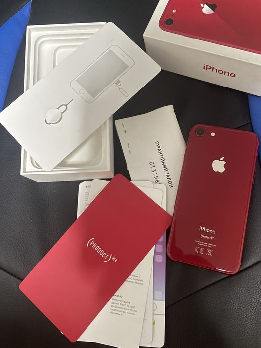 Iphone 8,product red 64gb