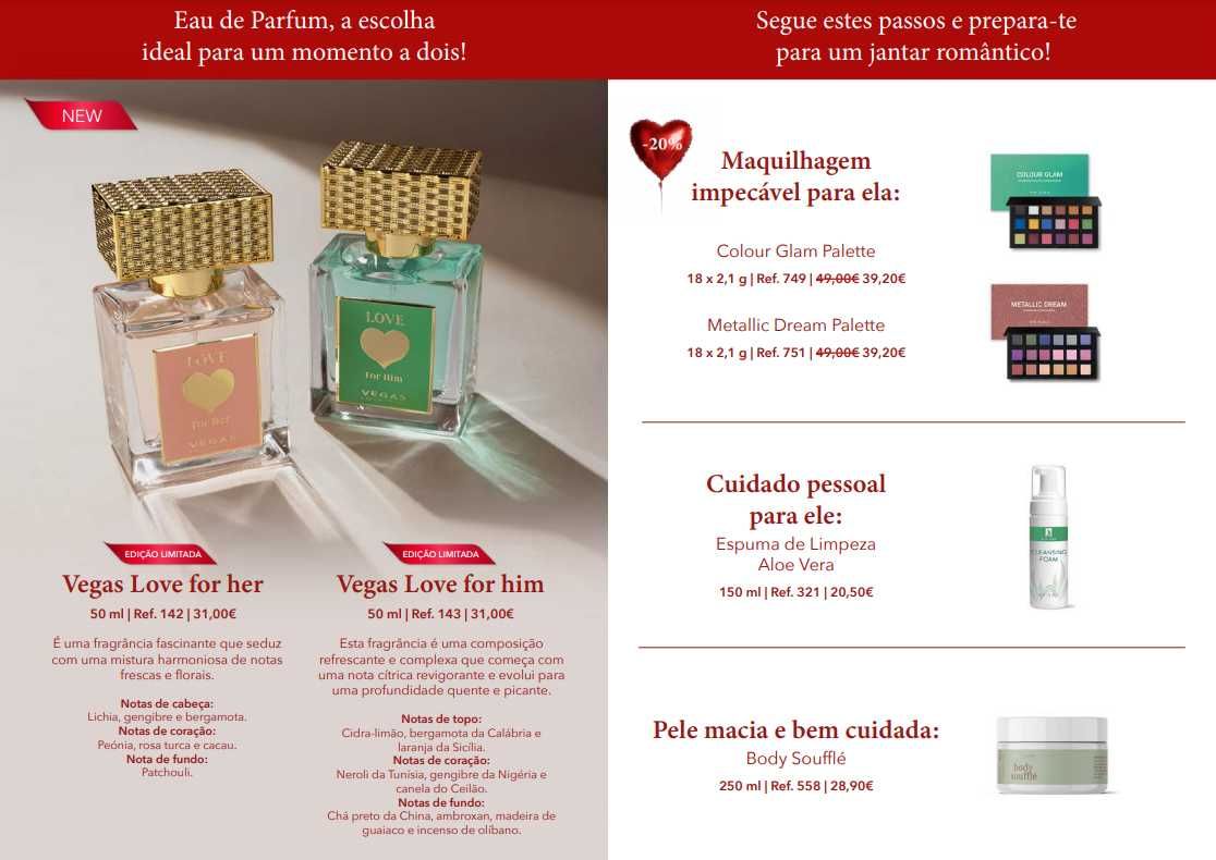 Artigos de Beleza para o dia de São Valentim