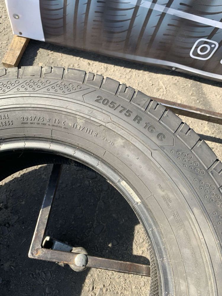 Шини 205/75 R16C пара Continental літо, 6,5мм 205 75 16 С