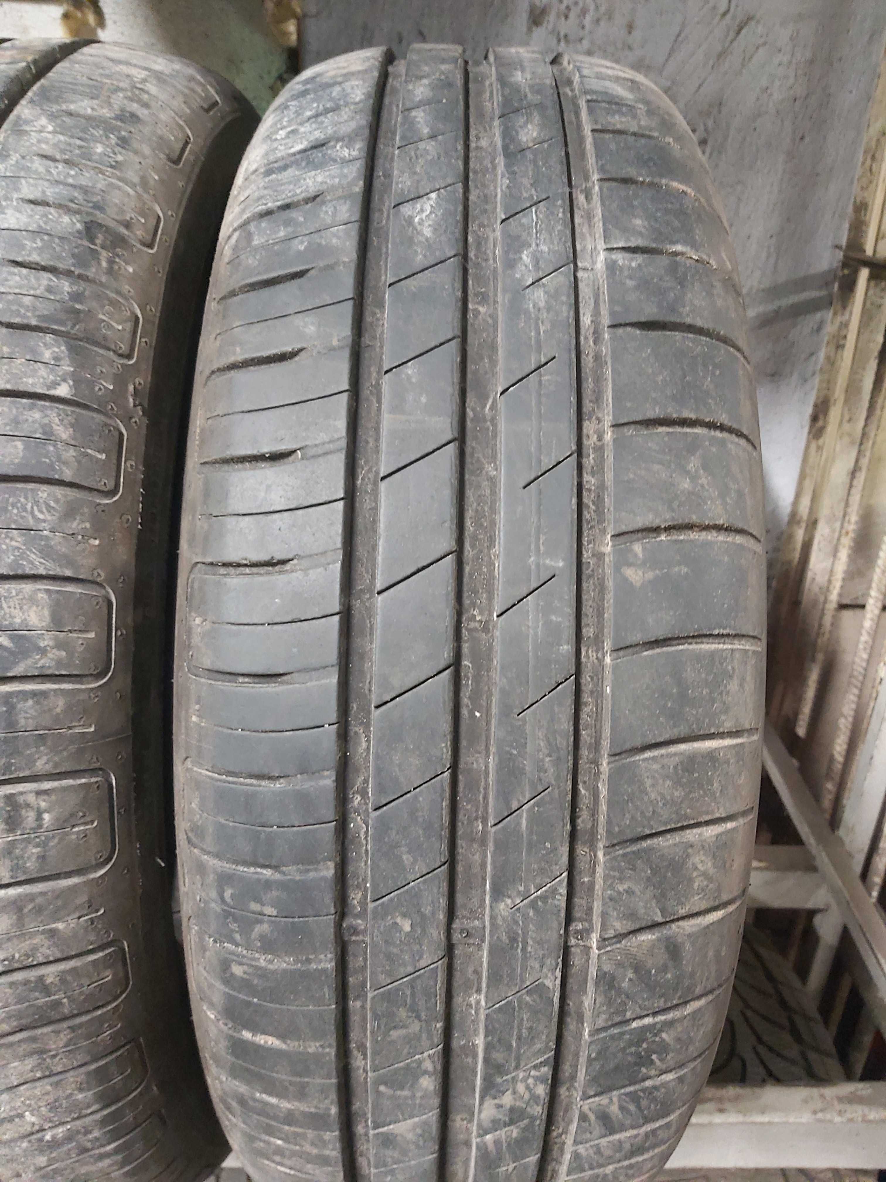 195/65R15 Dwie używane opony letnie Goodyear