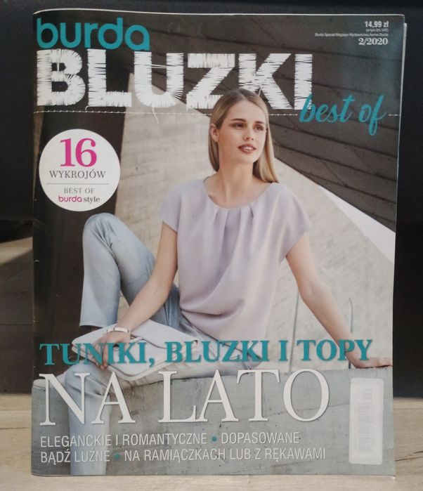 Burda Bluzki 16 wykrojów 20/2020