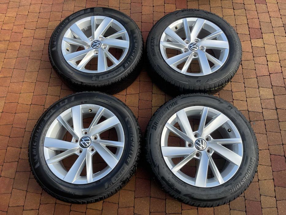 3731. Alufelgi 16" Volkswagen Golf 8 VIII oryginalne 5x112 6.5j ET46