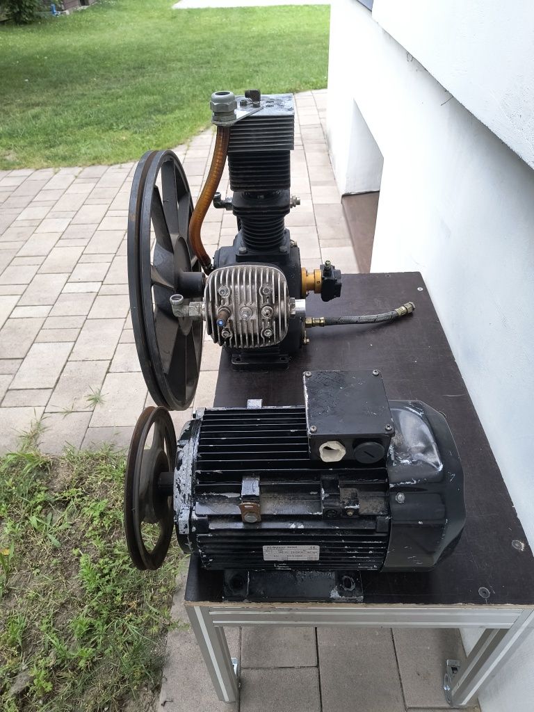 Sprężarka 11kW LW 3 tłokowa kompresor pompa pąpa powietrza agregat duz