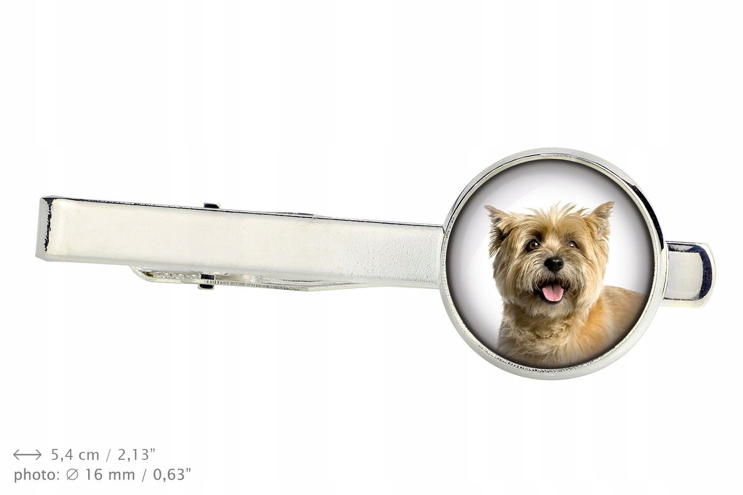 Cairn Terrier Spinka do krawata z Twoim zdjęciem