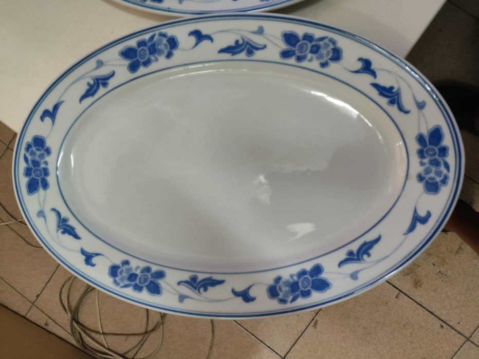 Antigas Travessa de Porcelana esmaltada da china LI Ling