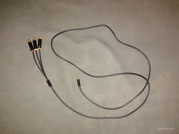 Oryginalny kabel AV composite mini Jack/cinch Xbox 360