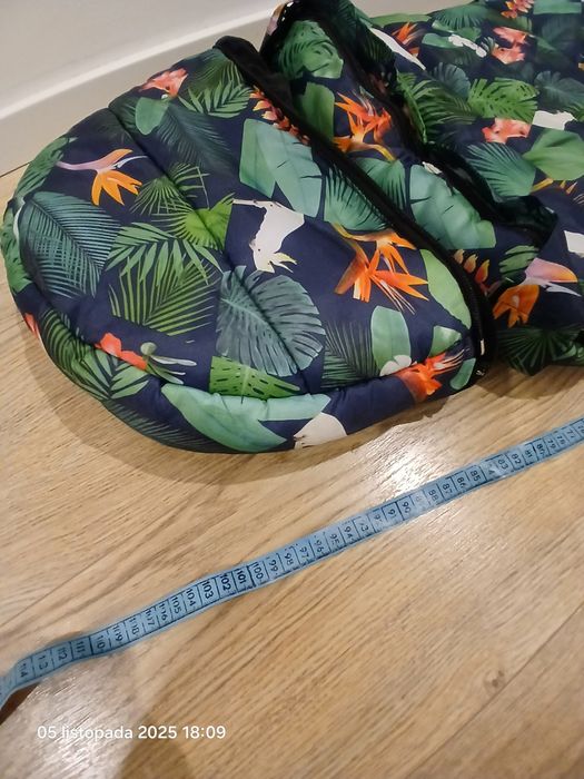 Śpiworek ocieplany do wózka nosidła gondoli na sanki