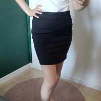 Krótka czarna spódnice damska H&M