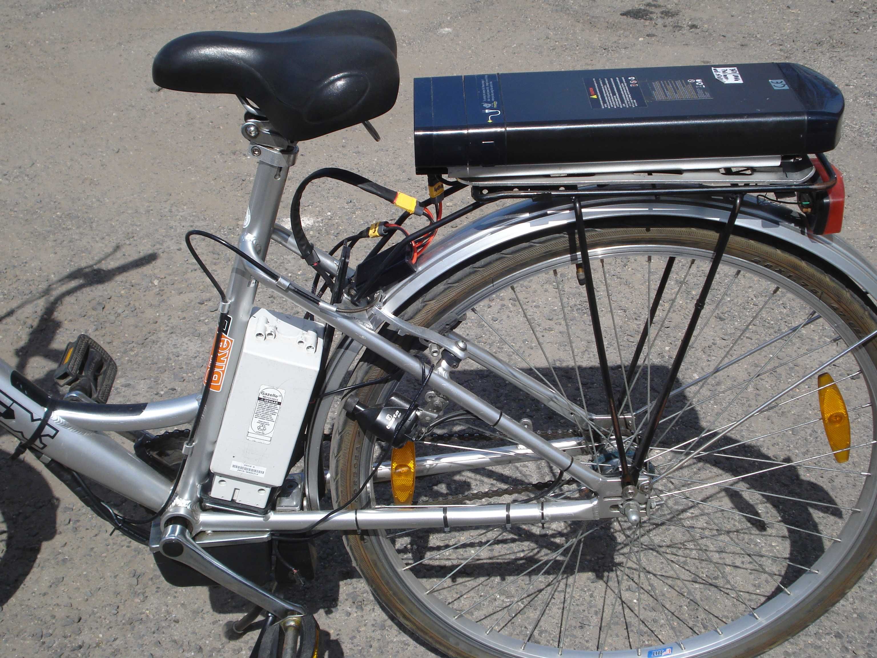rower  miejski elektr.  duże koła 28" rama aluminiu 2 baterie 36V/22Ah