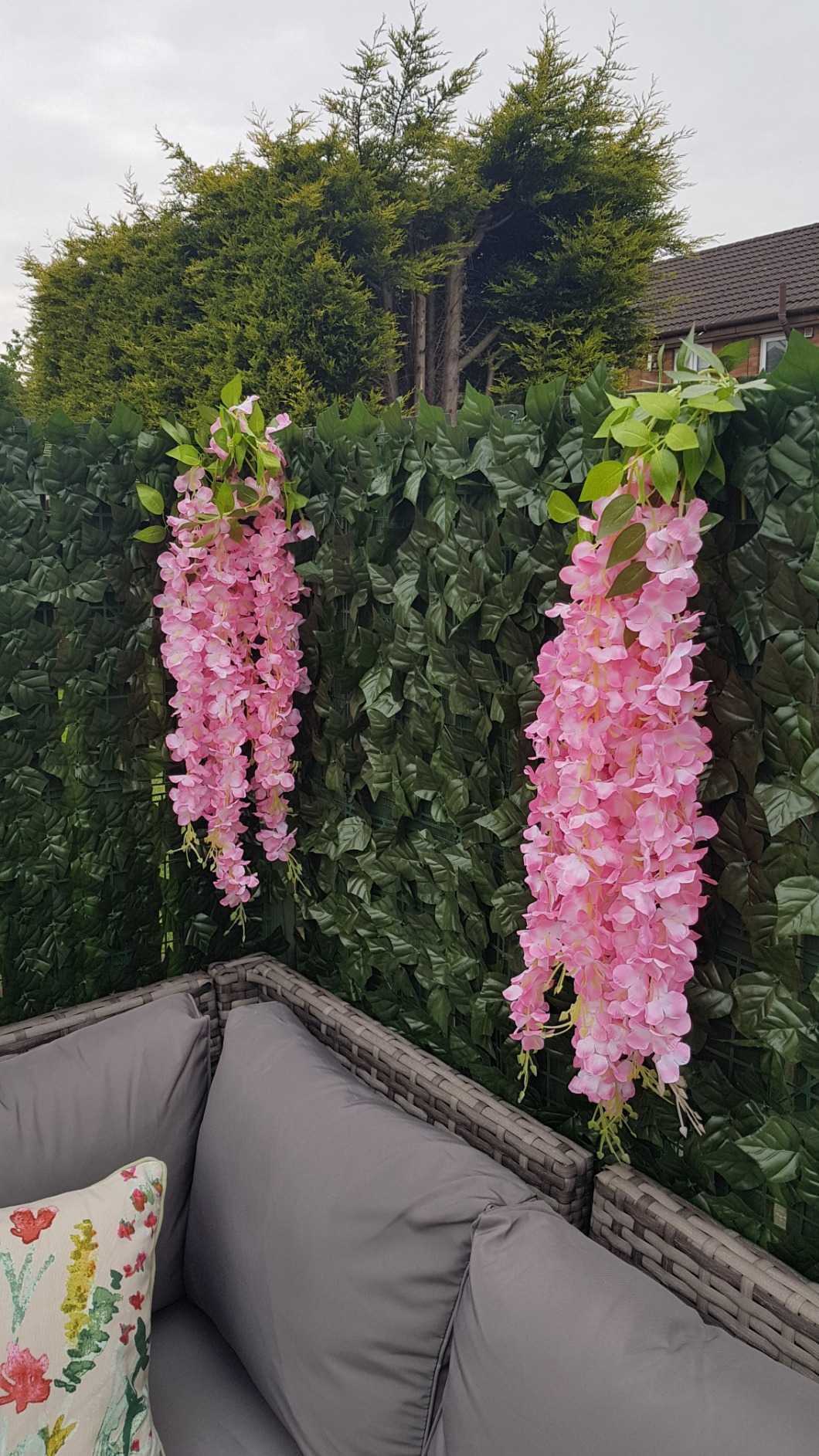 12x wisteria glicynia sztuczna girlanda kwiatowa dekoracja