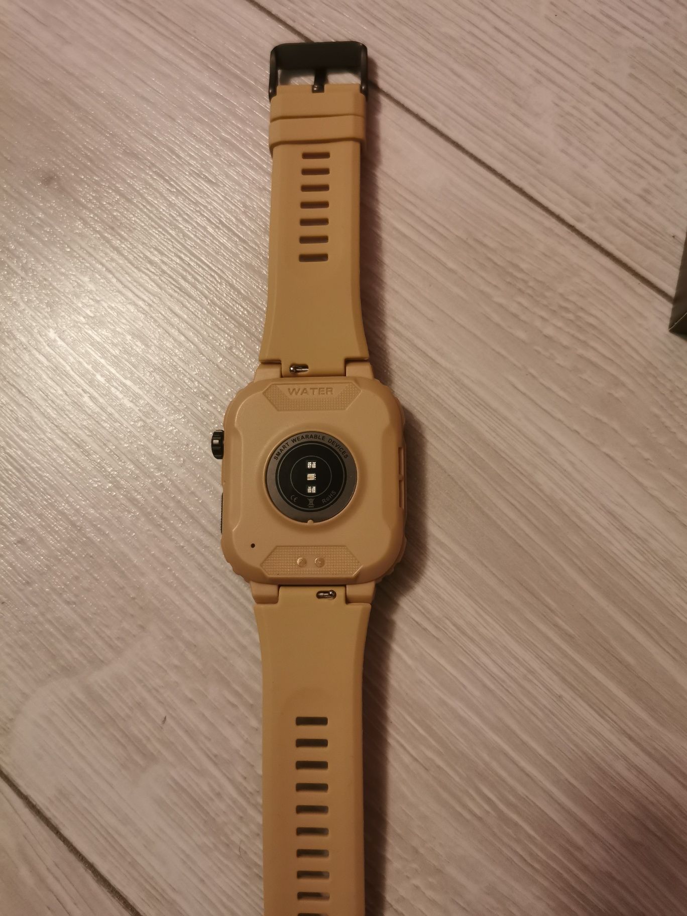 Smart Watch khaki piaskowy jak Nowy