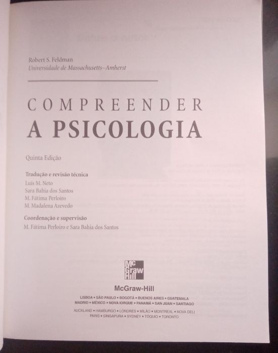 Compreender a Psicologia, de Robert S. Feldman