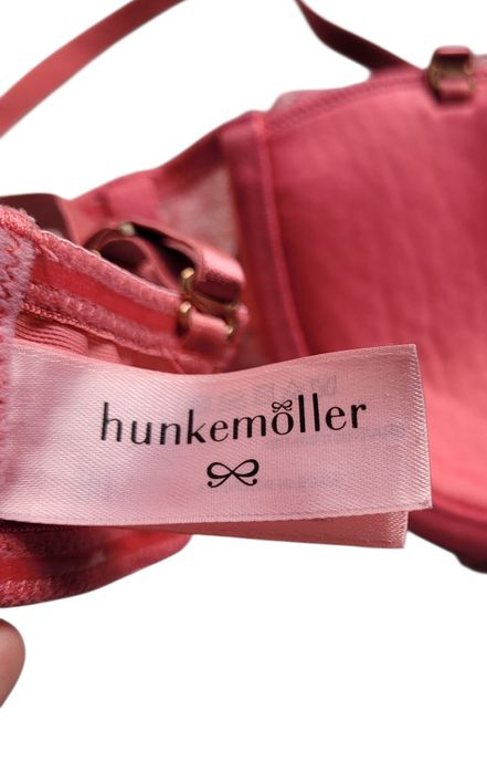 Różowy koronkowy stanik 75B Hunkemoller bielizna damska