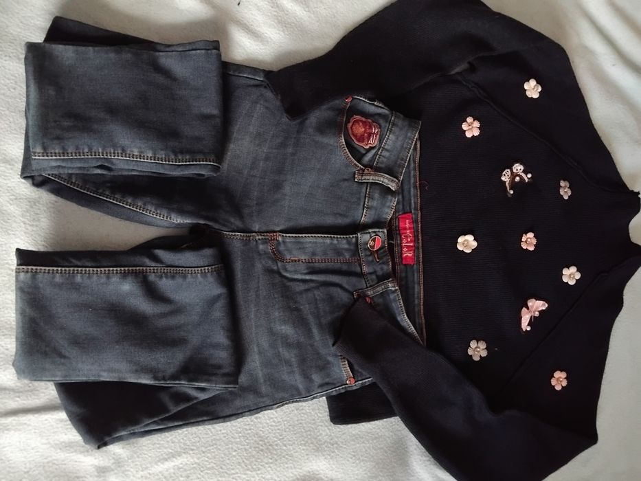 Женские  тёплые джинсы