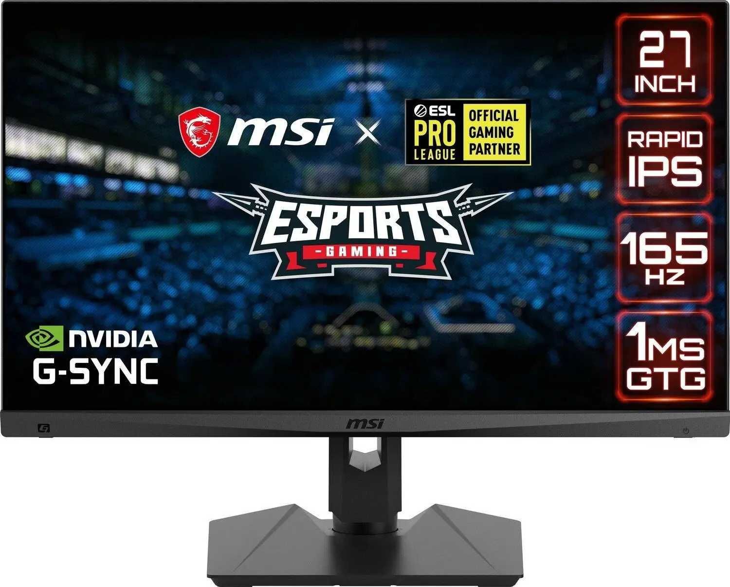 MSI Optix mag274qrf qd 2k ips 165 hz