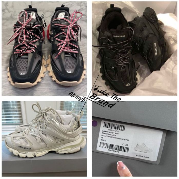 36-45р Кроссовки Balenciaga Track Black, White 1:1 Original